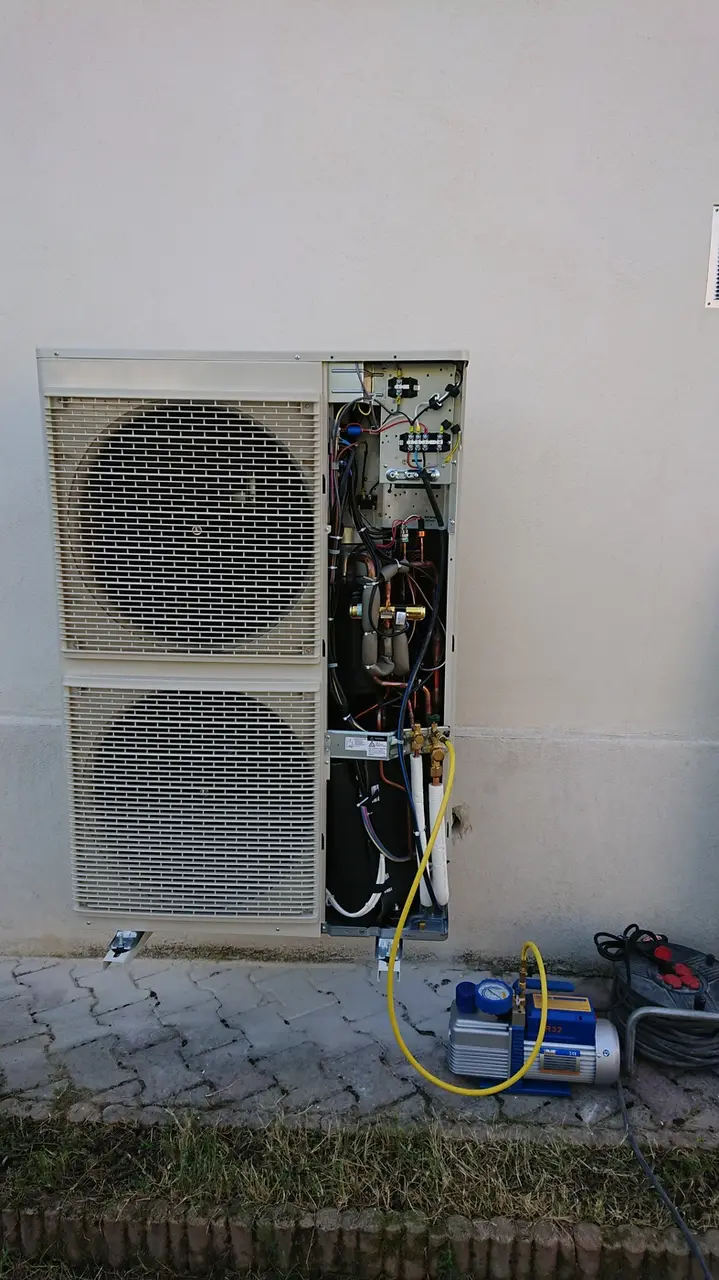 Pompe à chaleur installée par le chauffagiste Morizot