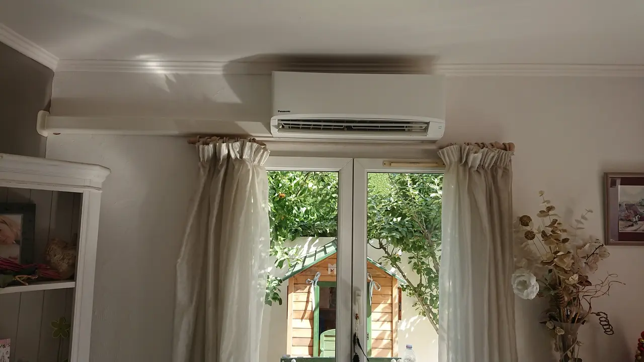 Unité intérieure de climatisation installée par Morizot