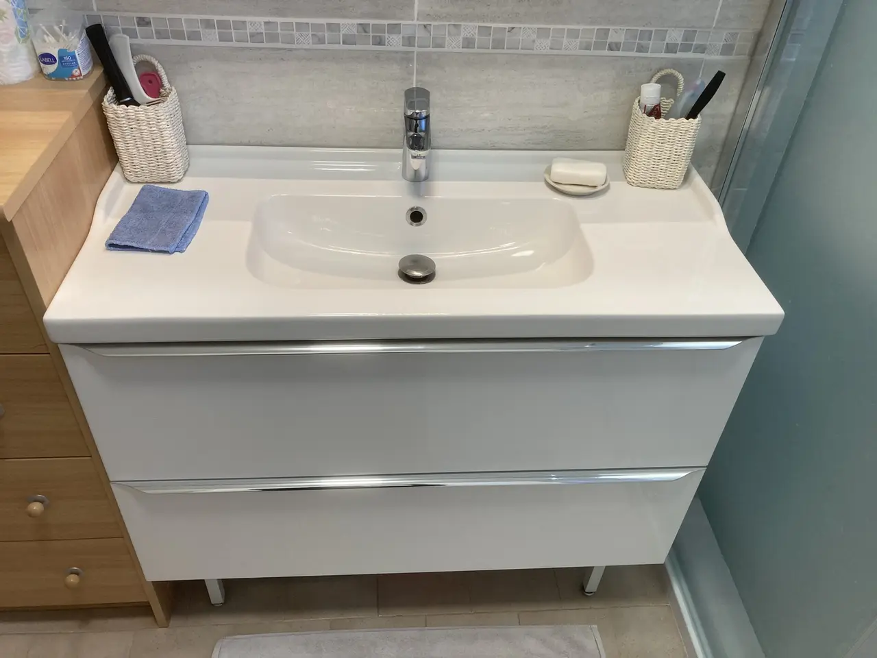 Salle de bains rénovée par l'entreprise Morizot dans le Vaucluse